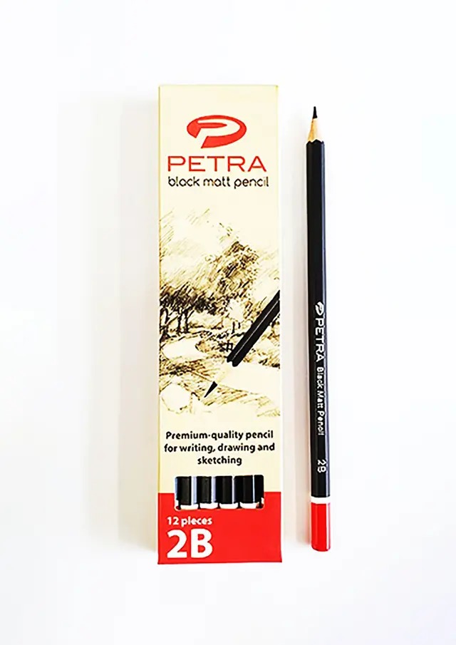 Petra Black Matt Pencil 2B
