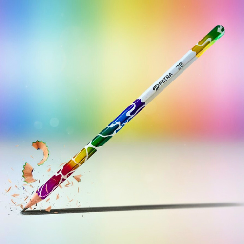 Petra Rainbow Pencil