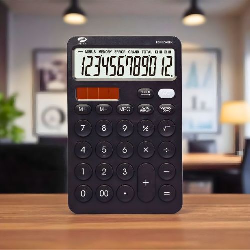 Petra Calculator Medium BLACK